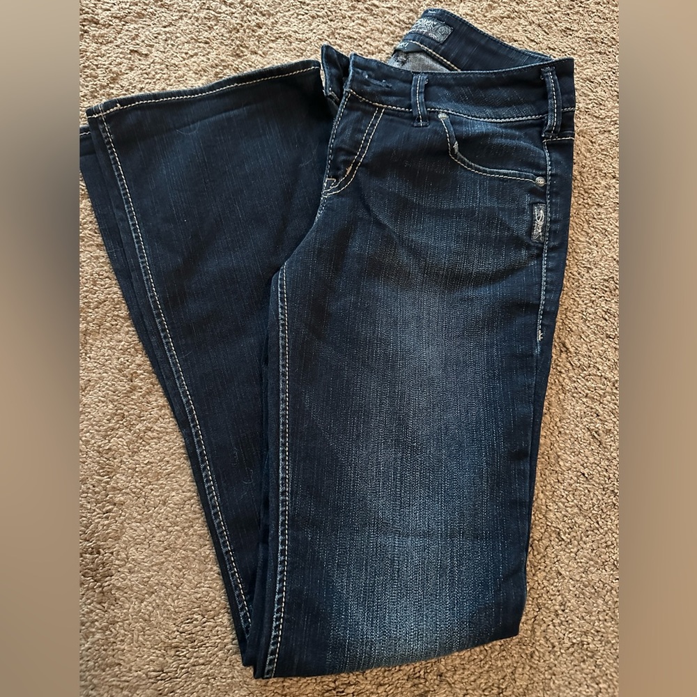 Silver Suki Mid- Rise Bootcut Jeans